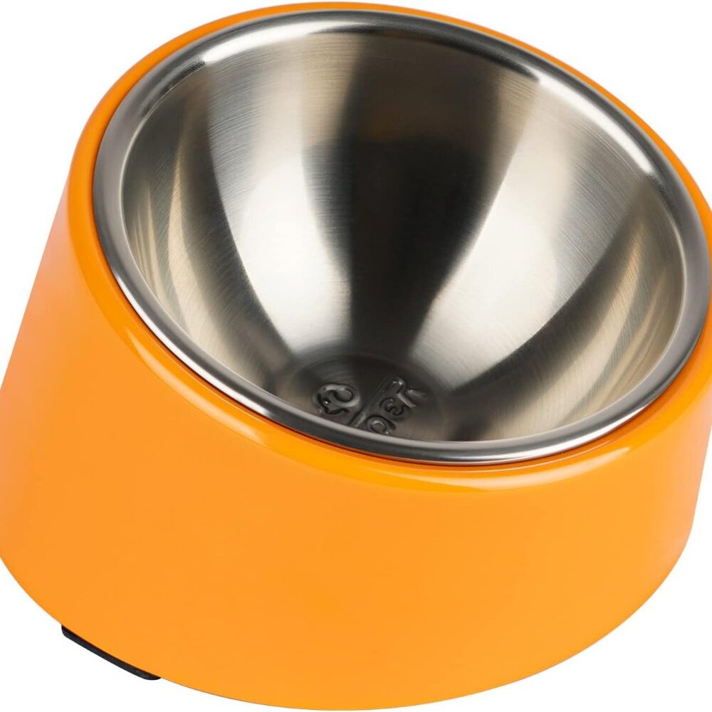 Slanted Bowl for Dogs and Cats Cup(1 Set(Any Color))